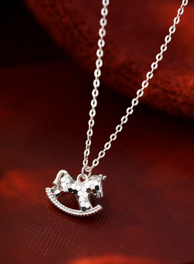 巷南碎冰冰马项链过年锁骨链颈链