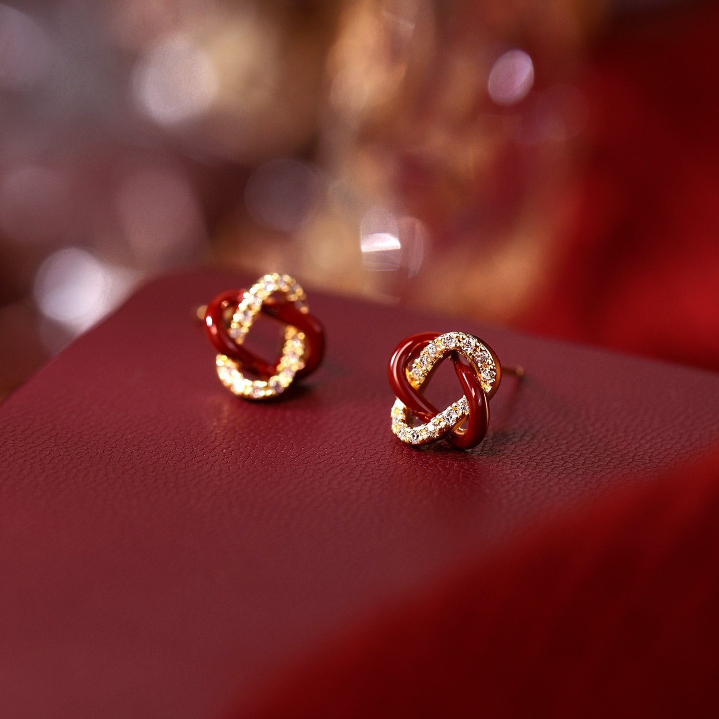 【巷南】999银同心结耳钉高级感耳环过年2026马新年女耳饰本命年,淘宝优惠券,粉丝福利购,淘宝优惠卷