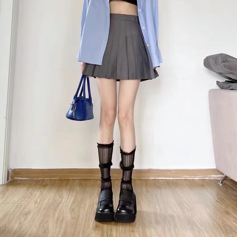 超厚底乐福鞋女玛丽珍小个子女鞋增高防水台粗跟高跟鞋复古jk皮鞋,淘宝优惠券,粉丝福利购,淘宝优惠卷