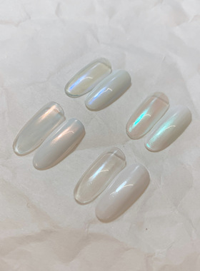 AONNAIL固态极光粉6色仙女粉偏光粉霓虹粉百搭月光石魔镜粉不飞粉