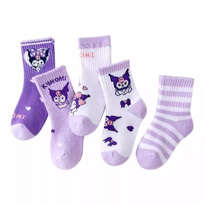 【新品】儿童袜子冬天加厚中大童学生中筒袜加绒保暖毛圈袜秋冬季