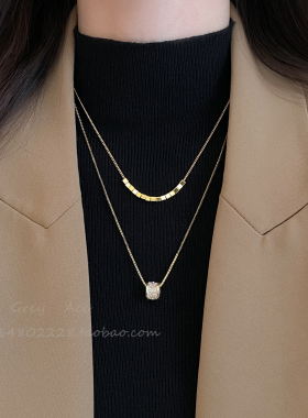 项链女2025新款爆款毛衣链