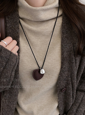 fever同款爱心吊坠项链