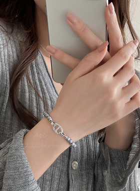 轻奢猪鼻子施家珍珠手链