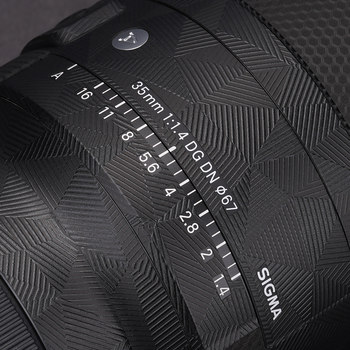 Meibendo ເຫມາະກັບ Sony L-Mount Sigma 35 F1.4 DG DN Lens Protection Film 35 1.4 Sticker Matte Skin 3M