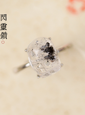 招财暴富上岸小貔貅闪灵钻戒指