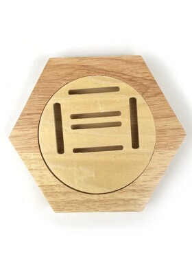 木质蜂巢组合奖牌展示架六边形