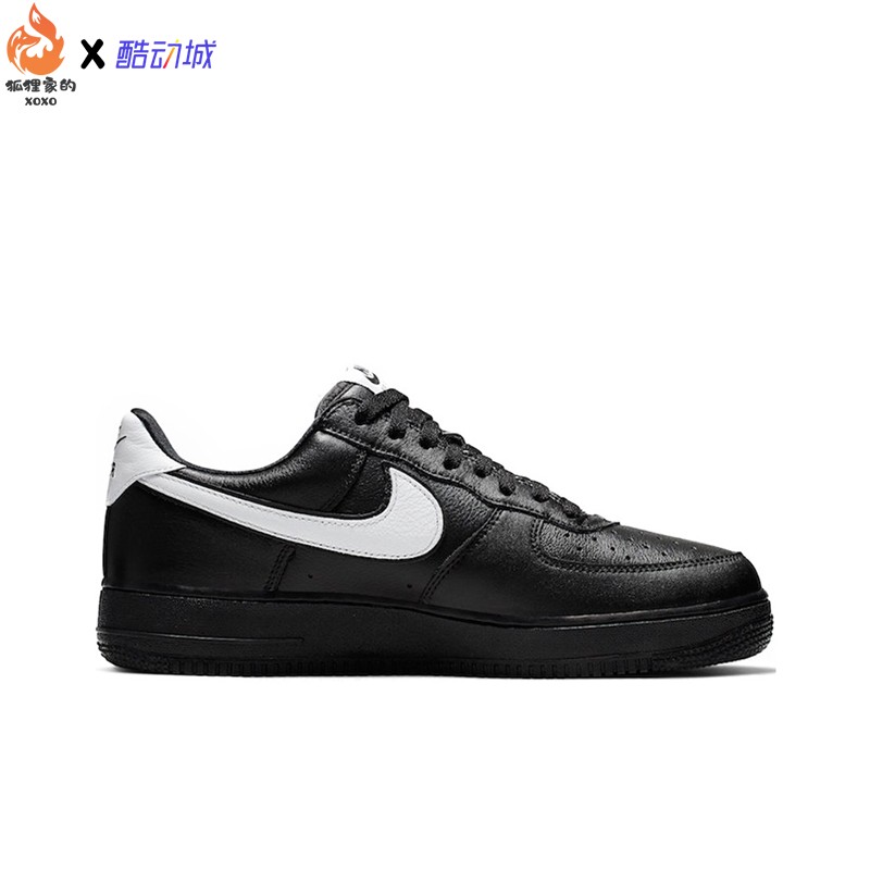 狐狸家 Nike Air Force 1 Low黑白低帮男子休闲板鞋 CQ0492-001-图3