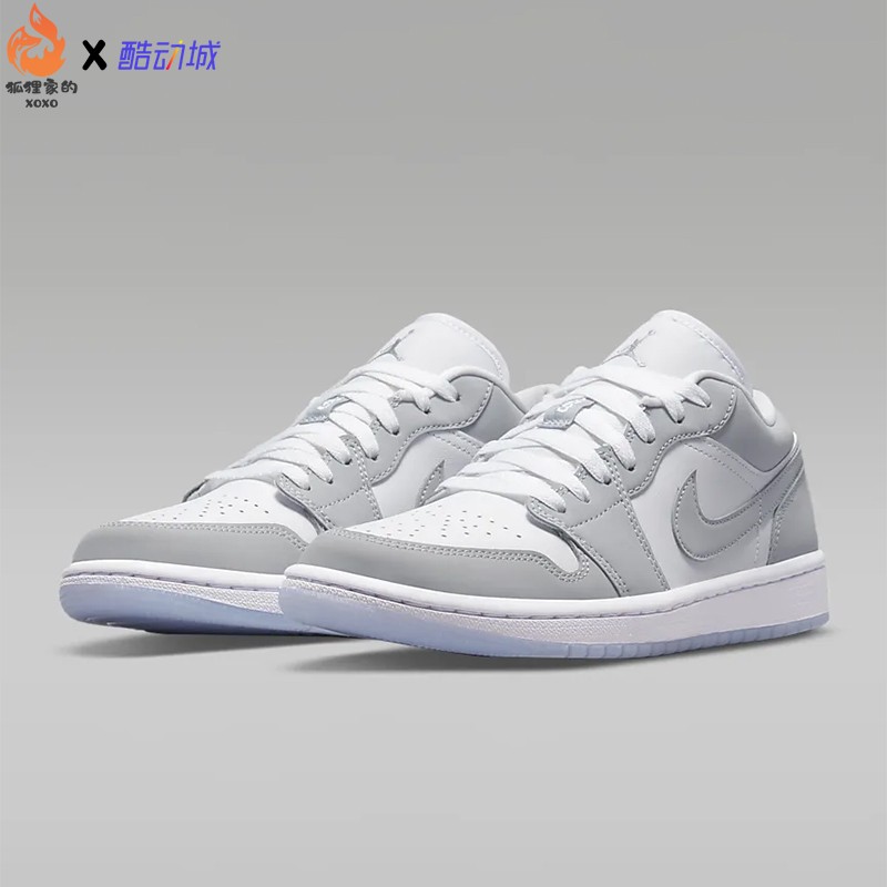 Air Jordan 1 Low AJ1 黑红脚趾 男女同款低帮篮球鞋 553558-161 - 图0