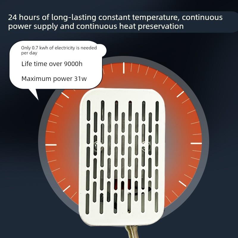 德国品质鹦鹉过冬神器取暖器保温毯鸟笼子用电热毯宠物保温灯保暖 - 图1