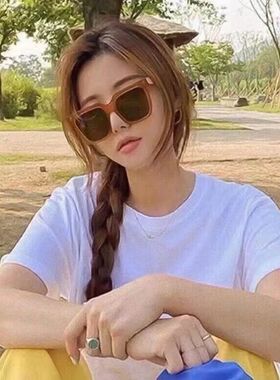 近视墨镜女度数大框男韩版圆脸