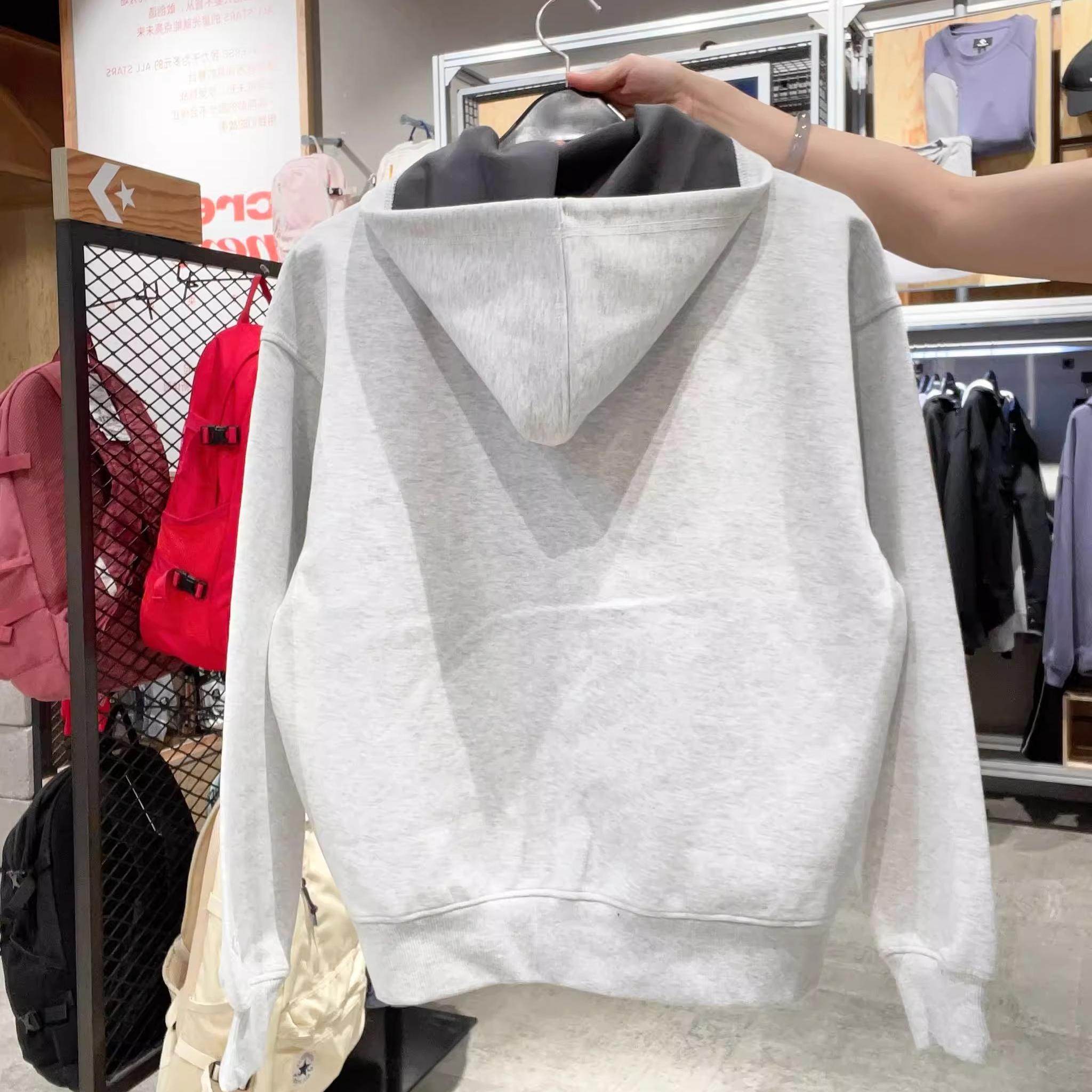 正品Converse匡威男女可拆卸帽子棒球服运动外套10027963-A01-A02,淘宝优惠券,粉丝福利购,淘宝优惠卷