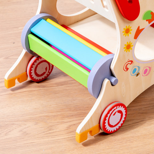 宝宝多功能学步车婴儿手推车学走路助步车防侧翻儿童推推乐玩具 - 图3