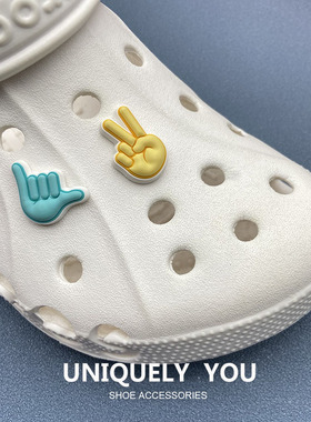 Crocs智必星手势组合鞋扣