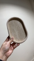 (New Powder Exclusive) Natural dongle stone trays 23 * 15CM