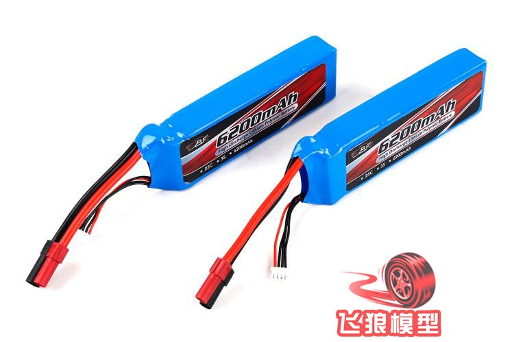 若凡EQ6 1/6 无刷遥控车用 11.1V 25C 6200mah 3S 锂电池 8546404 - 图3