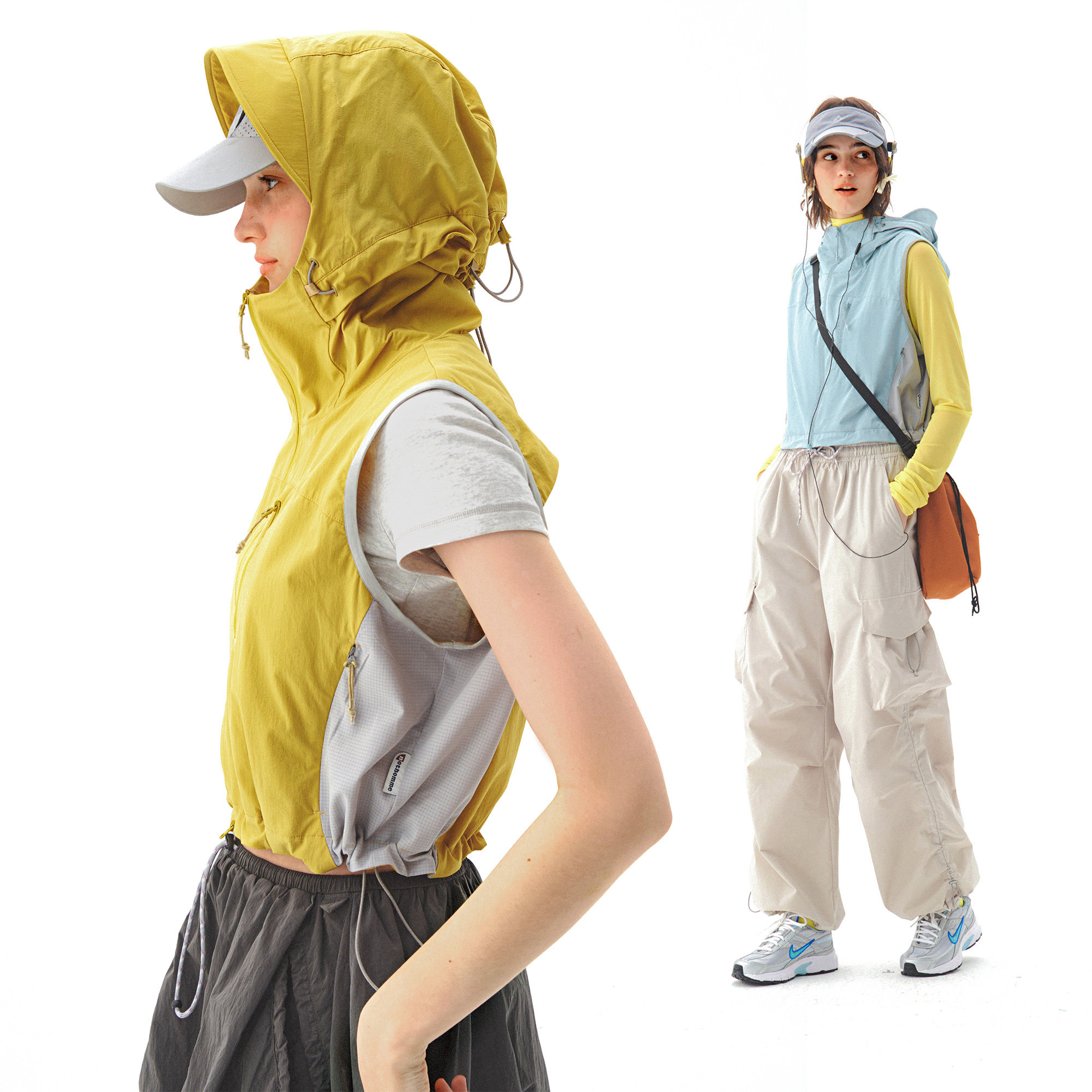 NOTHOMME户外3M思高洁吸湿排汗叠穿无袖马夹短款连帽马甲外套,淘宝优惠券,粉丝福利购,淘宝优惠卷