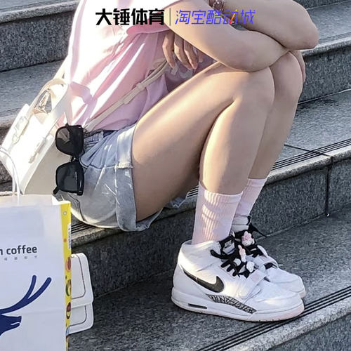 Air Jordan Legacy 312 AJ312 白粉 樱花粉高帮合体鞋 AT4040-106 - 图2