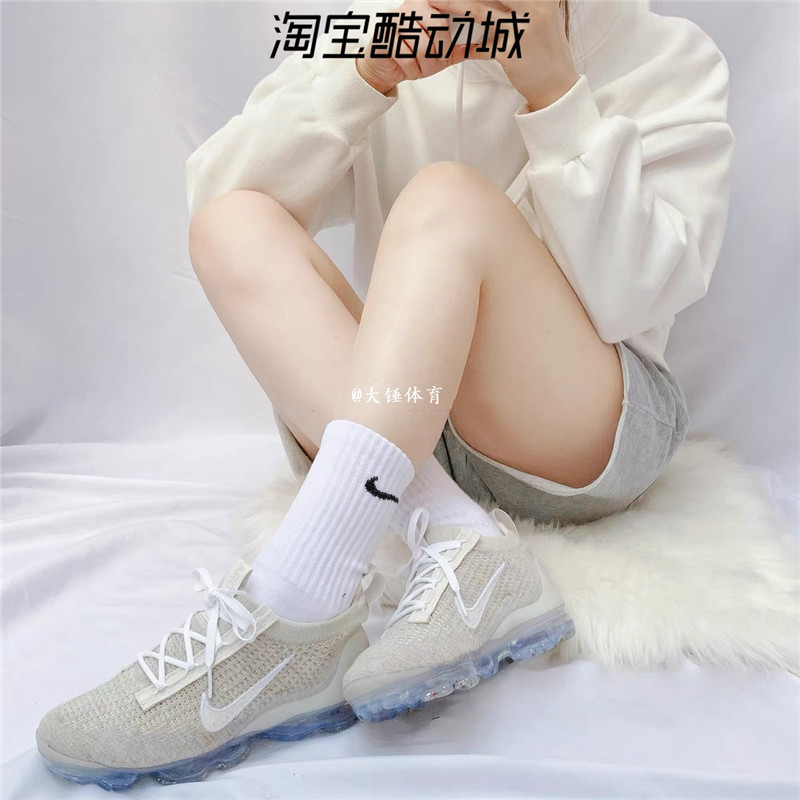 Nike/耐克VaporMax Flyknit 2021男女vp大气垫跑步鞋 DH4088-001-图1