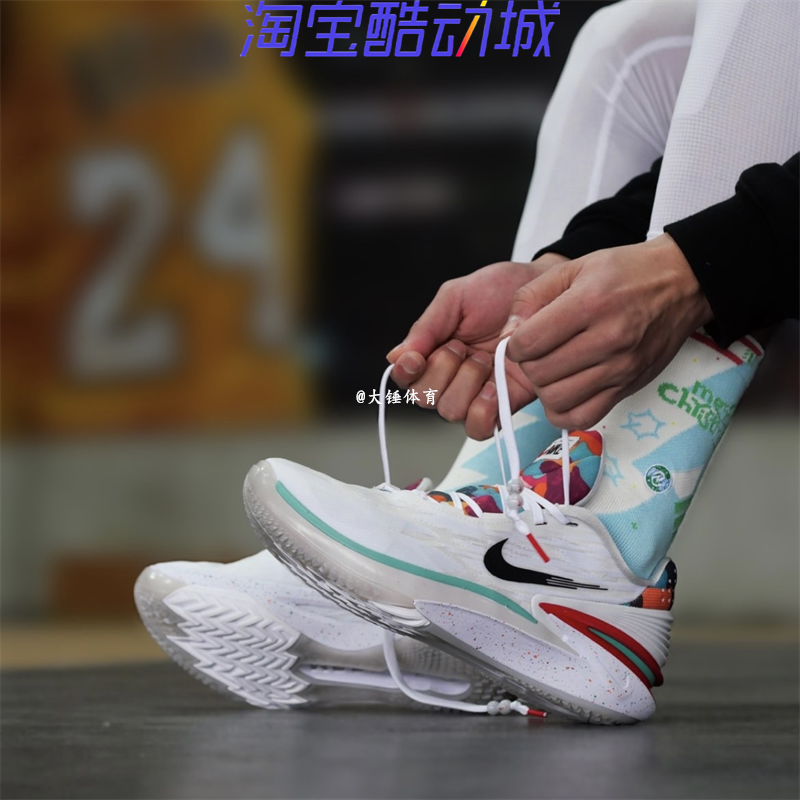 Nike Air Zoom GT CUT 2首发黑红色白黑实战低帮篮球鞋DJ6013-003-图1