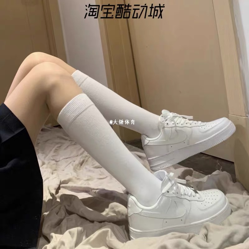 Nike Air Force 1 AF1空军一号纯白纯黑经典低帮板鞋 DH2920-111-图1