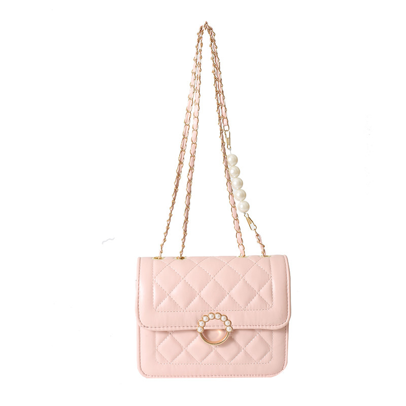 女包2023新款潮时尚日韩百搭复古绣线菱格珍珠链条单肩斜挎小方包,淘宝优惠券,粉丝福利购,淘宝优惠卷