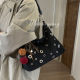 Korean style hollow niche design portable bucket tote bag