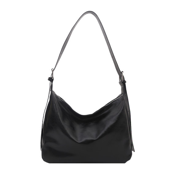 Retro niche design large capacity commuter tote bag
