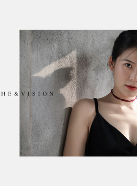 CHOKER原创设计4色水晶颈带