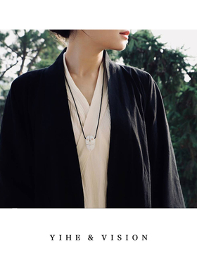 弋禾原创设计陶瓷情侣吊坠