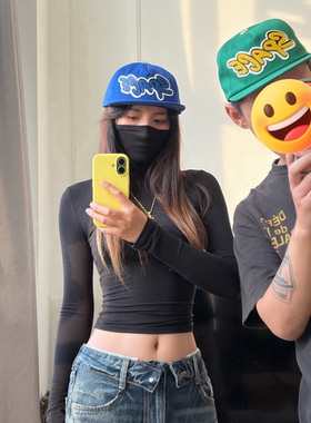 matty boy space 银扣美式复古字母刺绣嘻哈帽 滑板平檐帽潮男女