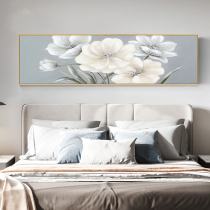 Notareart hand-painted oil painting lily bedroom headboard hanging painting banners sofa background wall decoration painting