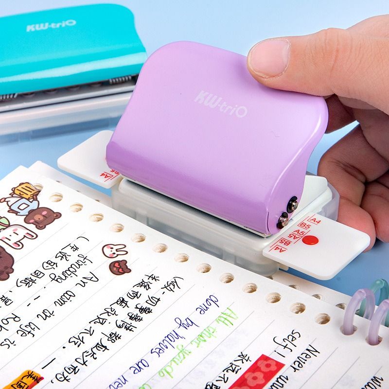 可得优打孔器六孔多孔活页装订活页本定位99h9打孔机活页夹 - 图3