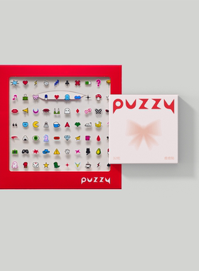 Puzzy彩色痘痘贴+美甲贴纸组合