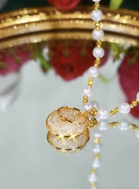 新中式福字珍珠项链女