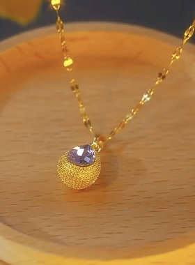 榴莲高级感轻奢锁骨链气质百搭