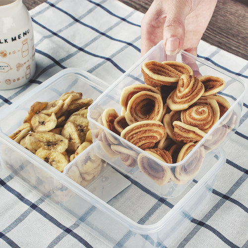 乐亿多分格保鲜盒食品级分隔微波饭盒密封冰箱冻肉姜蒜分装水果盒 - 图1