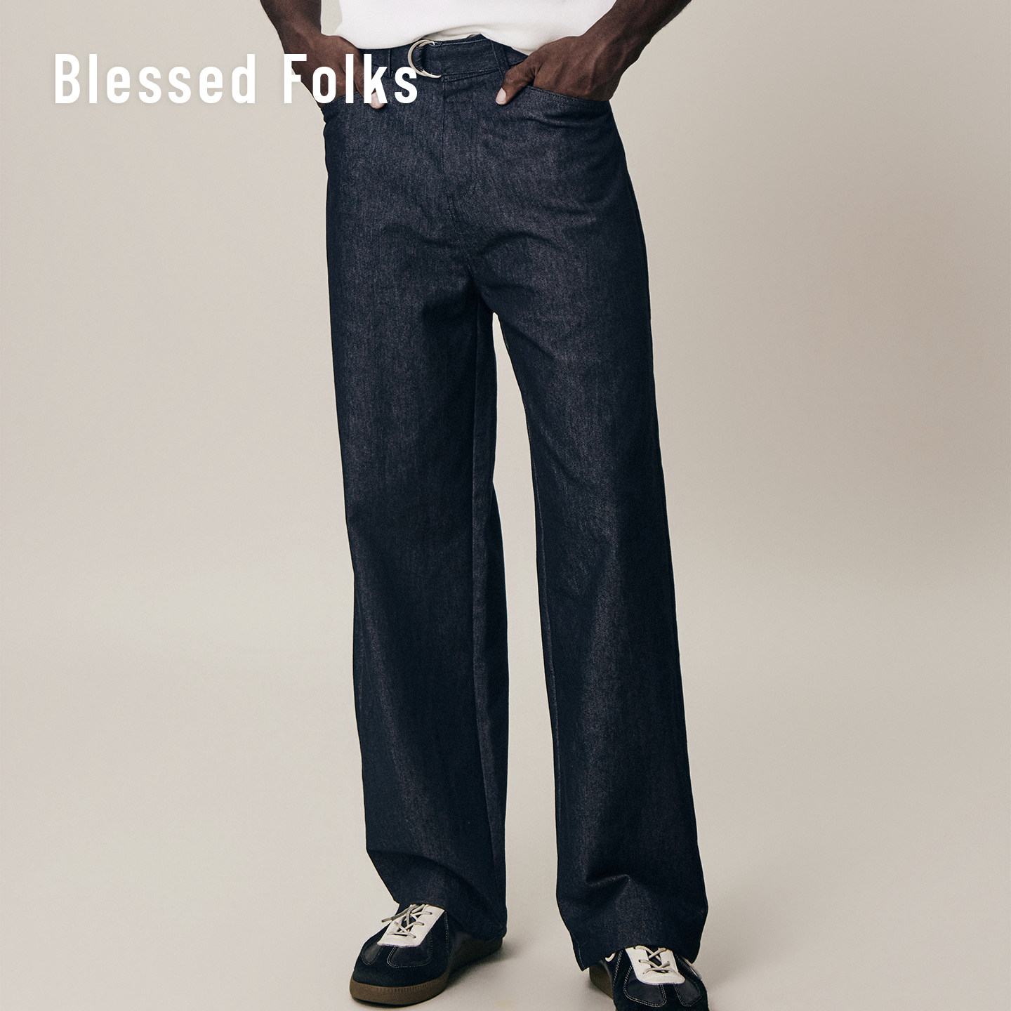 BlessedFolks25年秋冬美式复古丹宁宽松休闲男牛仔外套牛仔裤套装,淘宝优惠券,粉丝福利购,淘宝优惠卷