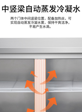 澳柯玛冷藏工作台冰柜双温冷冻