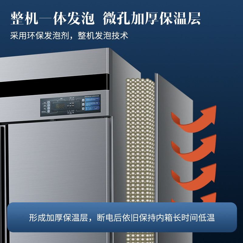 澳柯玛风冷六门商用大型容量6冰箱 澳柯玛展示柜