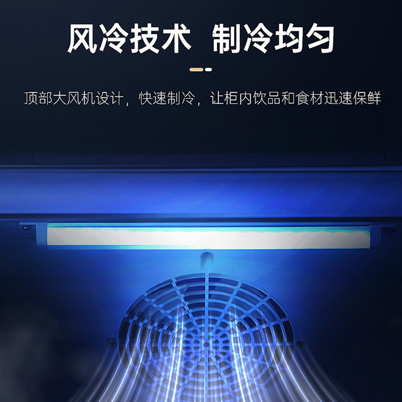 澳柯玛风冷展示柜无凝露商用冰柜 澳柯玛展示柜