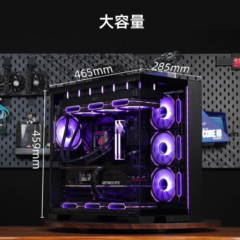 联力包豪斯O11海景房水冷14700KF定制台式电脑主机RTX4080显卡i7 - 图2