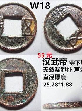 西汉上林三官五铢钱自选摆件