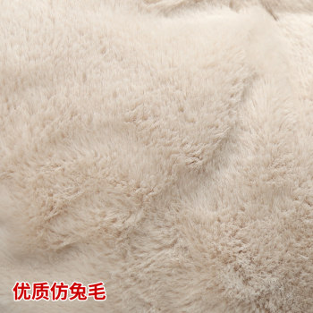 Dog kennel mat winter warm pet supply cat and dog sleep soft imitation rabbit velvet thick cotton pad heated blanket dog mattress