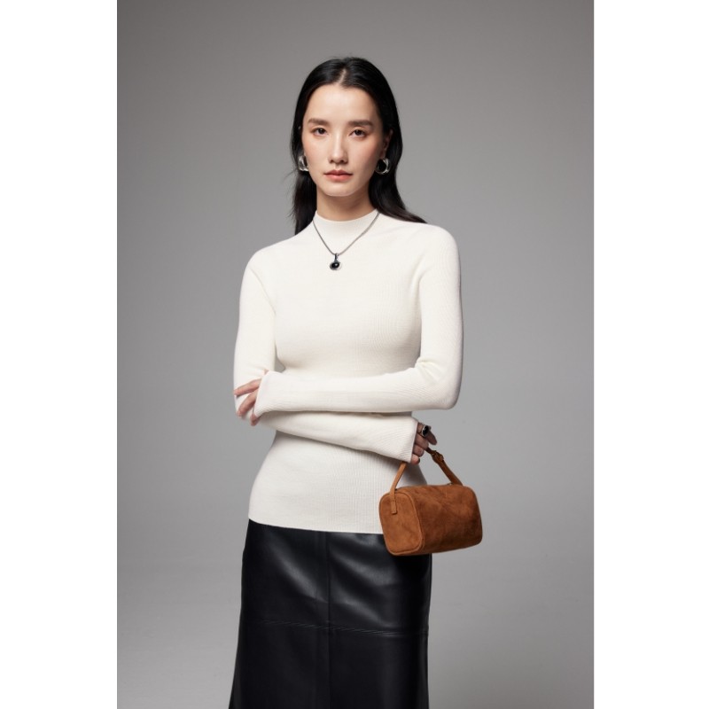 SOUL JUC亲肤舒适美丽诺羊毛衫冬无缝半高领修身气质加厚百搭毛衣,淘宝优惠券,粉丝福利购,淘宝优惠卷