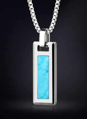 飒雅男士个性吊坠项链