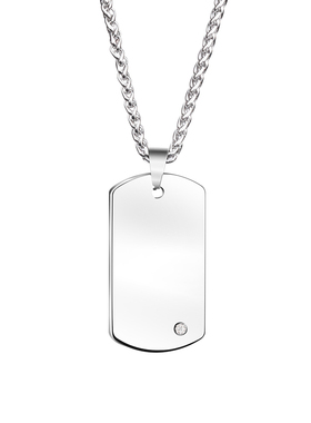 飒雅钨金男士定制项链