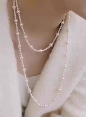 珍珠项链女轻奢小众2025新款爆款