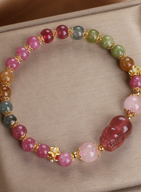 水晶手串小众设计ins小众设计