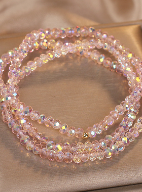 奥地利水晶手链女款轻奢小众精致